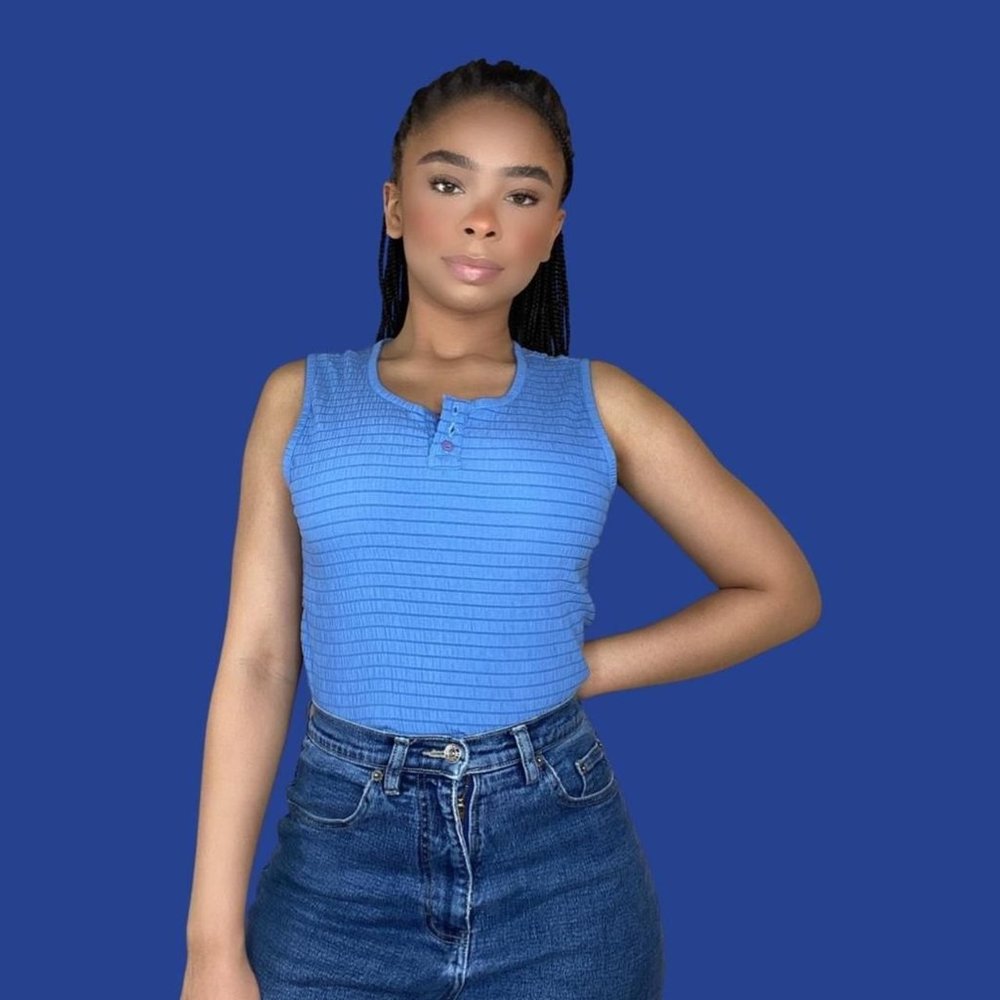 Vintage 90s Smocked Top